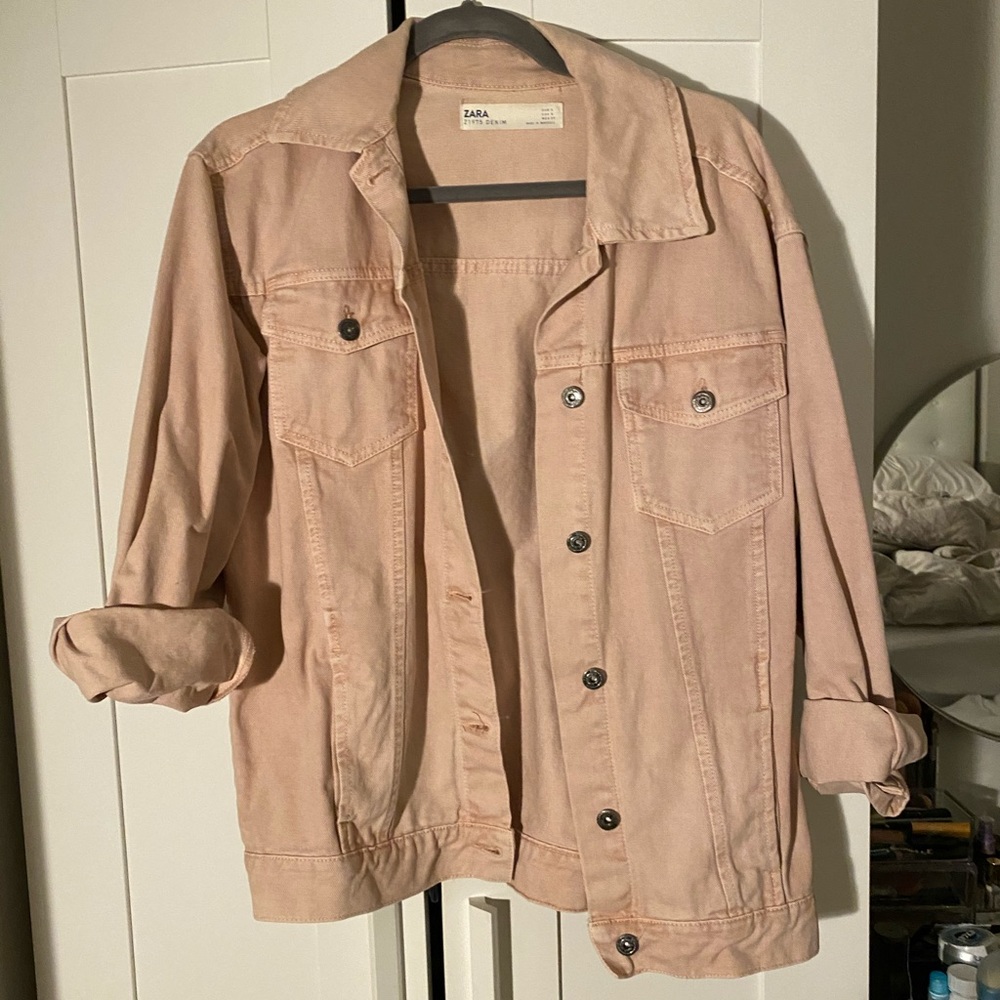 Zara Oversized Jean Jacket